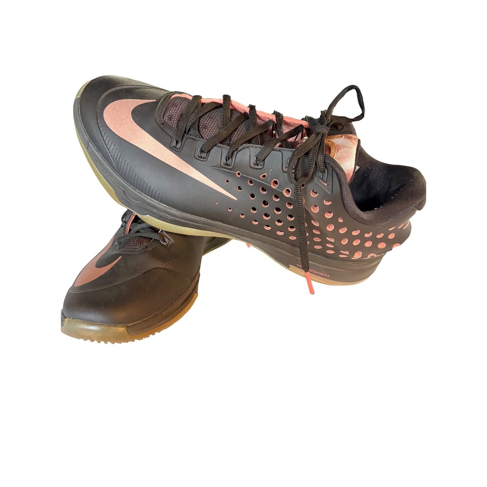 Nike KD 7 Aunt Pearl Mens Basketball‎ Shoes Size 11.5 Black Pink Rose Gold